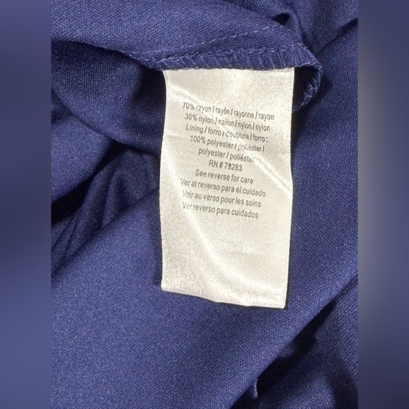 Alex Evenings Dress Womens size 18 Midi Velvet Burnout Dress Floral High Low Hem - Picture 8 of 8